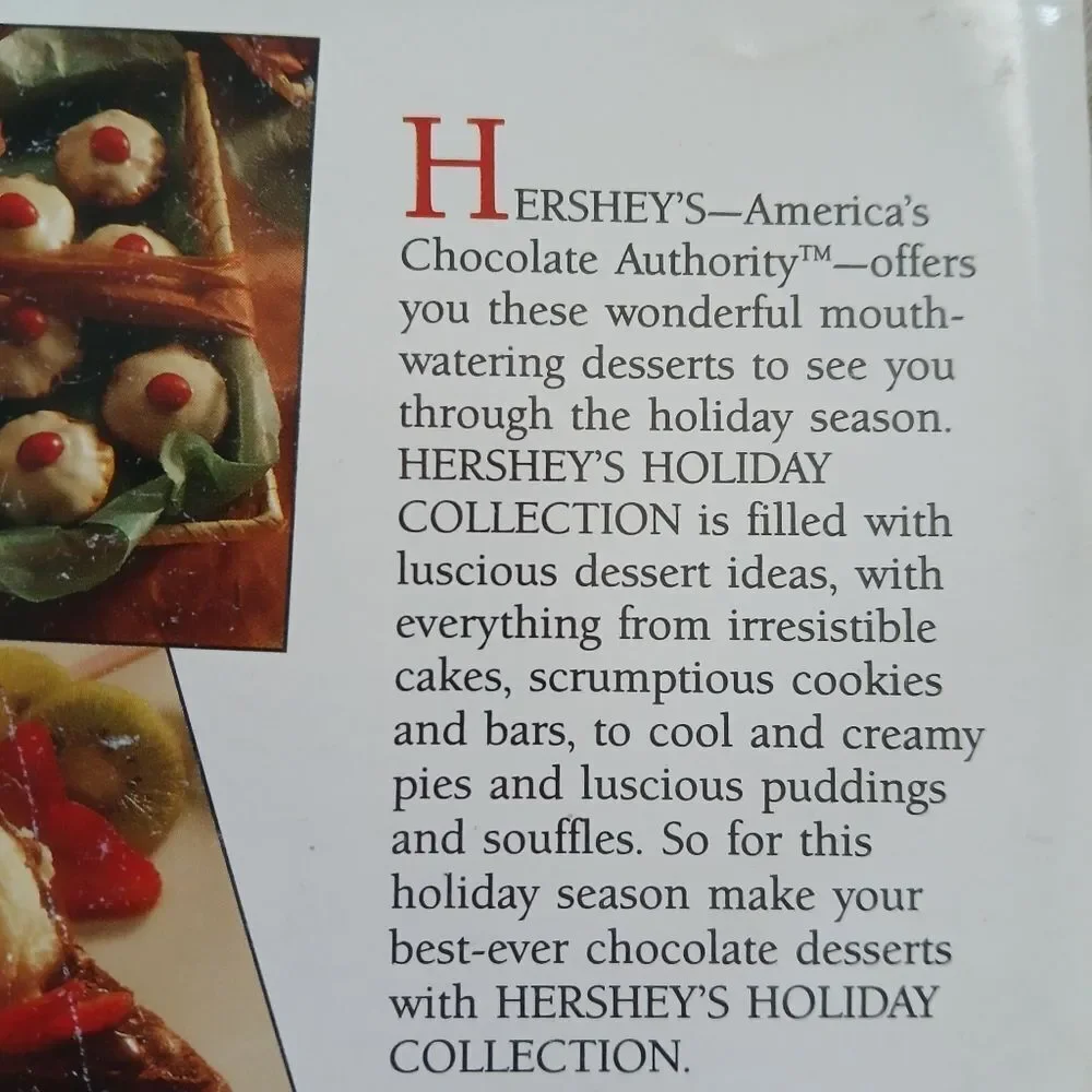 Hershey's Holiday Recipe Pillsbury Set of 3 Festive Baking Booklets Cookbooks
